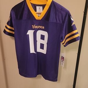 NFL Justin Jefferson Jersey - Purple and Yellow